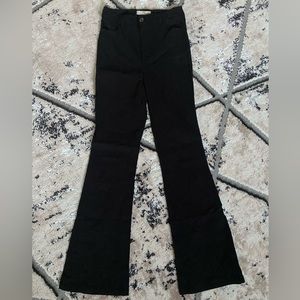 Stradivarius Black Flare Pants